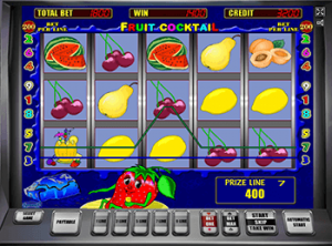 Играть в автоматы Fruit Cocktail на деньги