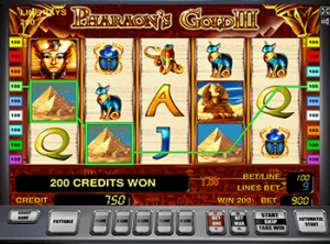 Играть в автомат Pharaohs Gold III на деньги онлайн